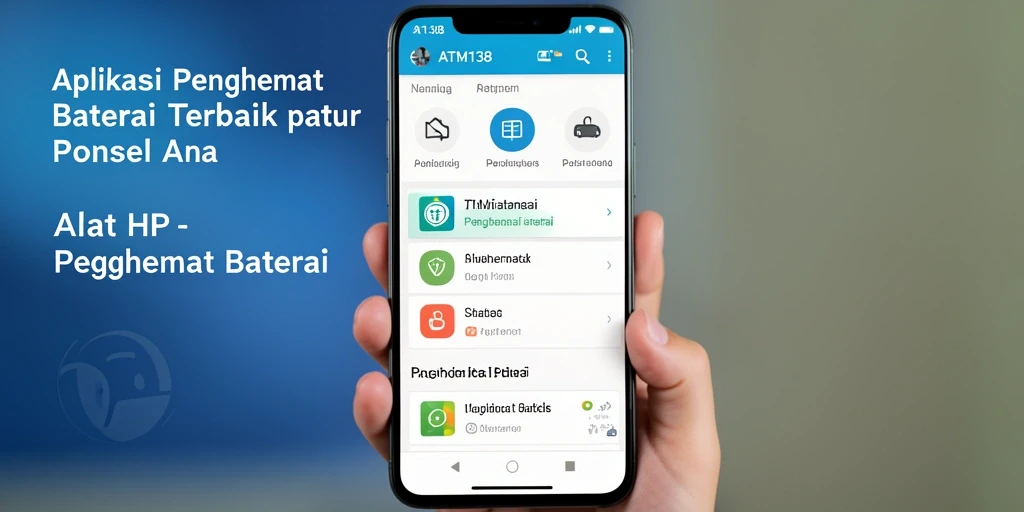 Tampilan antarmuka ATM138 yang sederhana dan mudah digunakan.