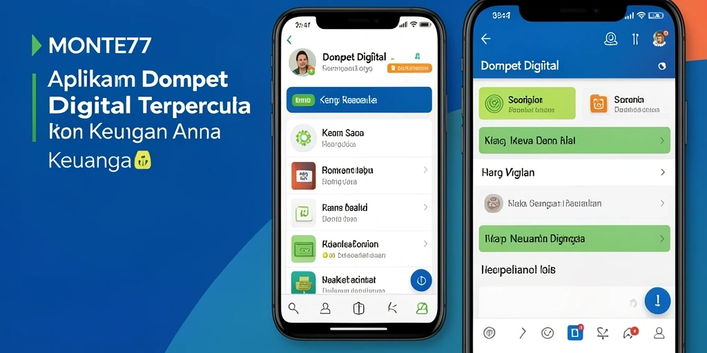 Tampilan antarmuka MONTE77 yang sederhana dan intuitif.