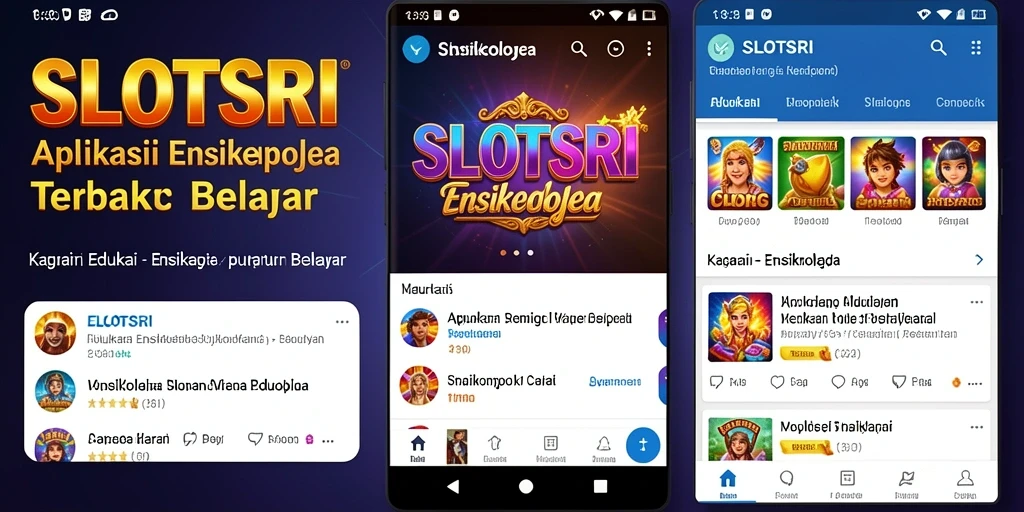 Tampilan antarmuka aplikasi SLOTSRI yang menarik dan informatif.