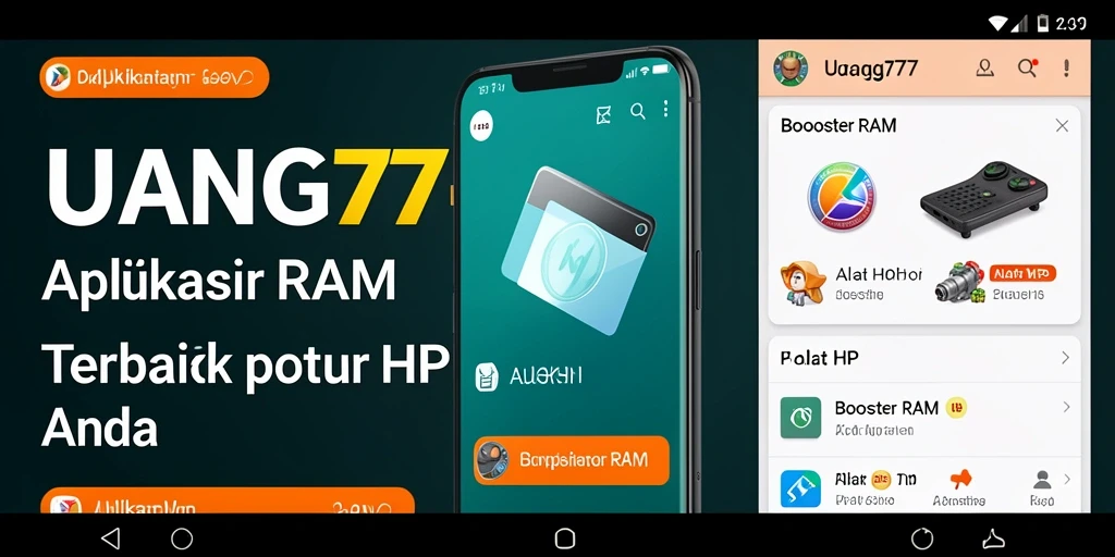 Antarmuka aplikasi UANG77 yang intuitif dan fungsional.