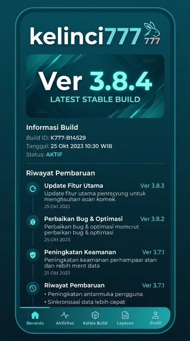 Riwayat Versi Kelinci777 untuk Pengguna Android